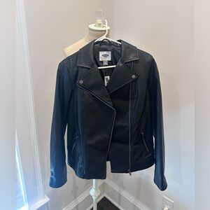 Old navy leather jacket